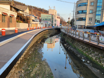 도시계획도로(소로3-금산46)인도개설(법면확장)사업(후곤천)(확장형인도)